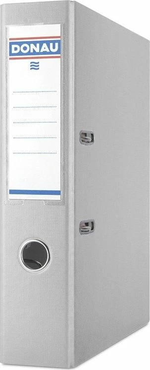 Dosje unazore Donau Premium 3975001PL-13 A4 75mm 2-unazore, Gri