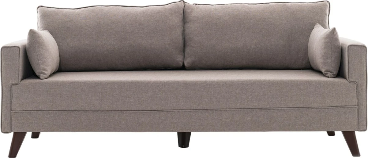 Divan treshe Atelier del Sofa, Bella Sofa për 3 persona, krem