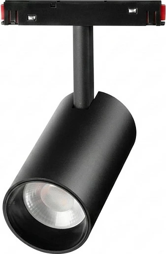 Spotlight LED për shinë magnetike Miboxer 6W, 48V, CCT, Zigbee 3.0 + 2.4G, e zezë