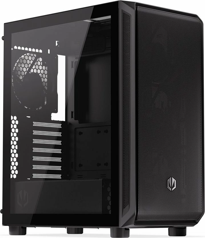 Kasë Endorfy Arx 500 Air (EY2A010), Midi Tower ATX, 5x 140mm PWM, xham i kalitur, e zezë