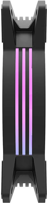Set ventilatorë kompjuteri Darkflash C6, 3x120mm, RGB, zi