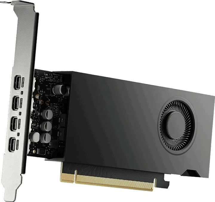 Kartelë grafike PNY Quadro RTX 2000E ADA, 16GB GDDR6, 4x mini DisplayPort, e zezë