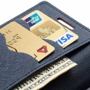 Mbështjellës HAVANA Fancy Diary për Samsung Galaxy S21 G991, blu e errët (navy)