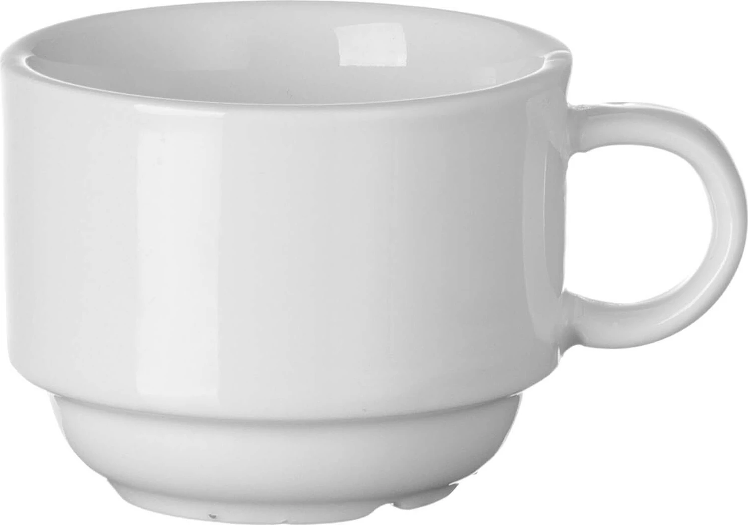 Filxhan espresso Fine Dine Pure Bianco 80 ml, set 12 copë, i bardhë