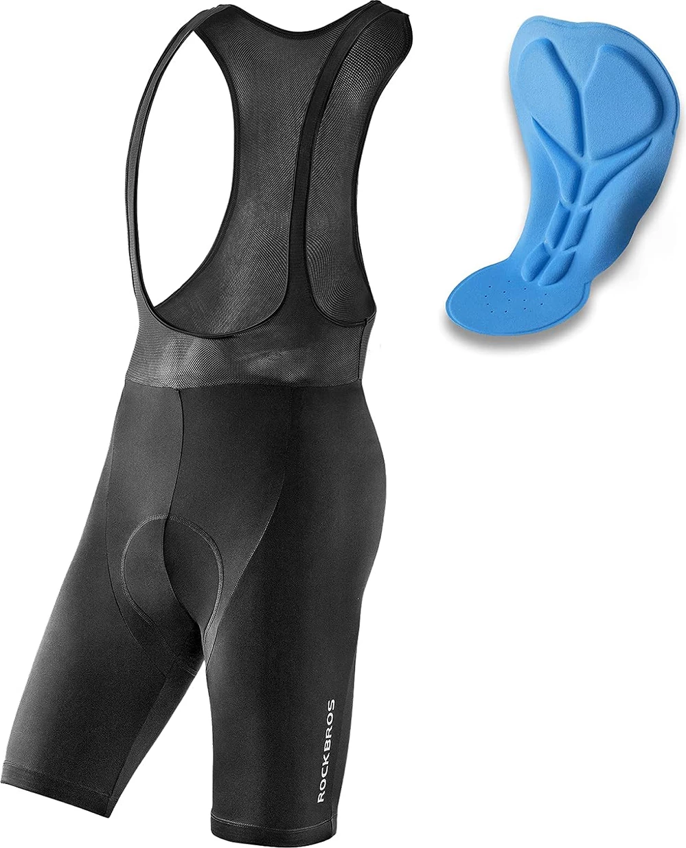 Tuta të shkurtra çiklizmi Rockbros RK2002L me mbështetje, L, e zezë