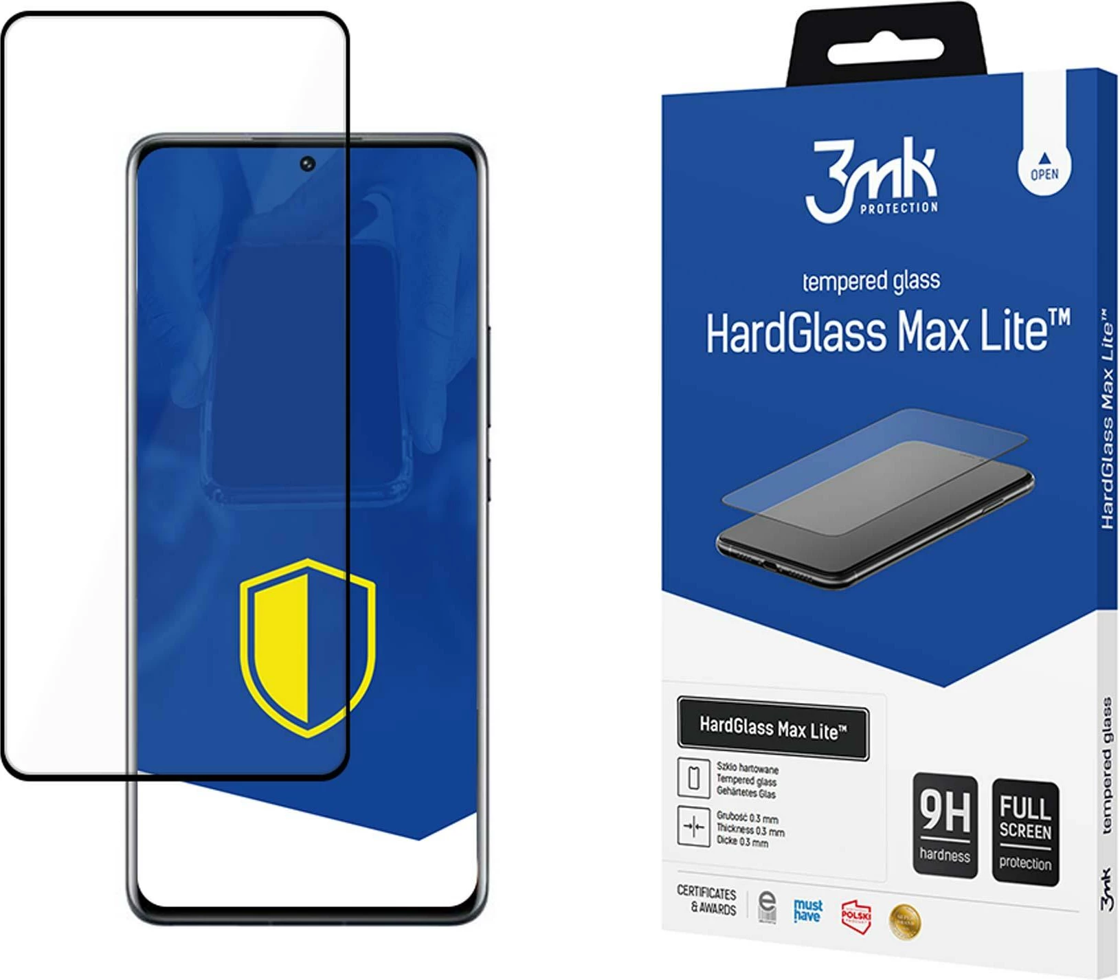 Xham mbrojtës 3mk HardGlass Max Lite për Xiaomi 12 Pro