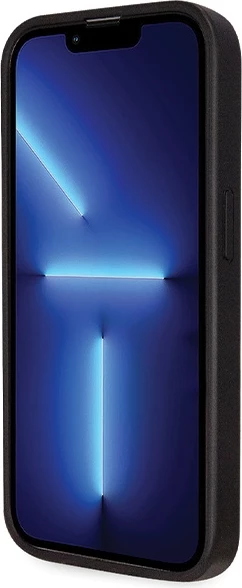 Mbështjellës Guess GUHCP14LP4TDSCPK për iPhone 14 Pro, Crossbody 4G Metal Logo, i zi me rrip