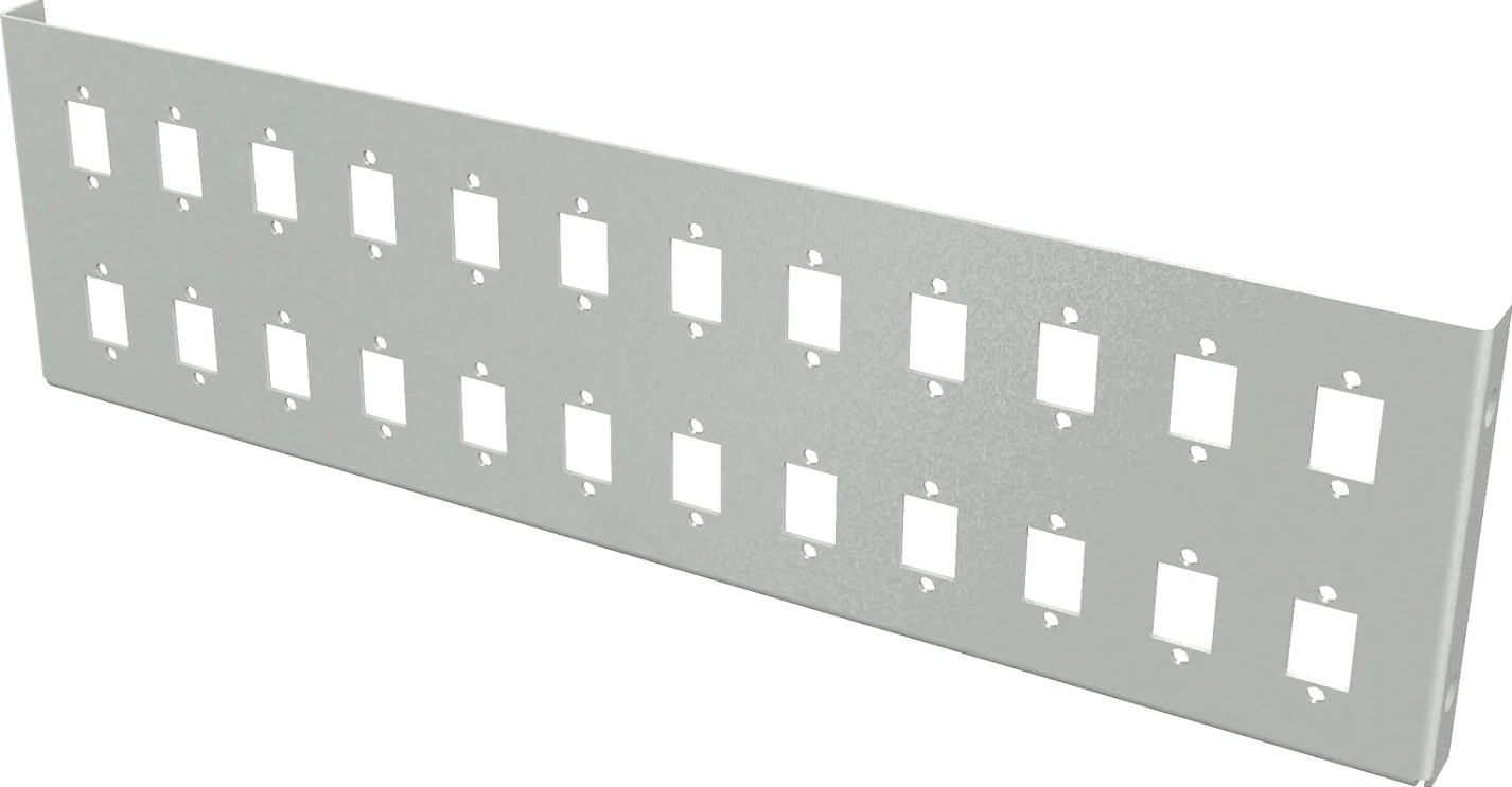 Panel shpërndarës EFB 53605.3V2, 24x SC Simplex, për mini shpërndarës muri 53605.1V2, gri