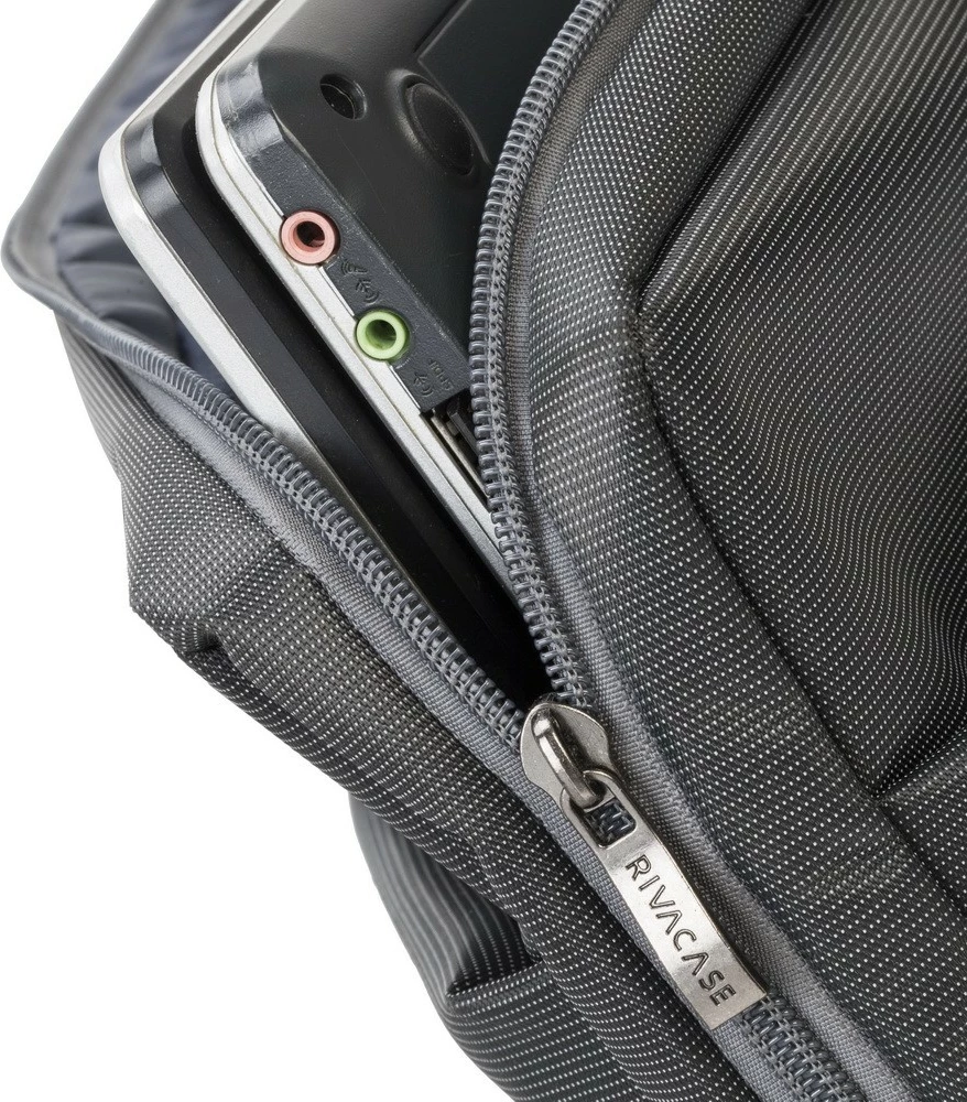 Mbështjellës laptop RIVACASE Central 17.0" gri