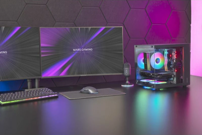 Kasë PC TACENS Mars MC-CUBE, e zezë