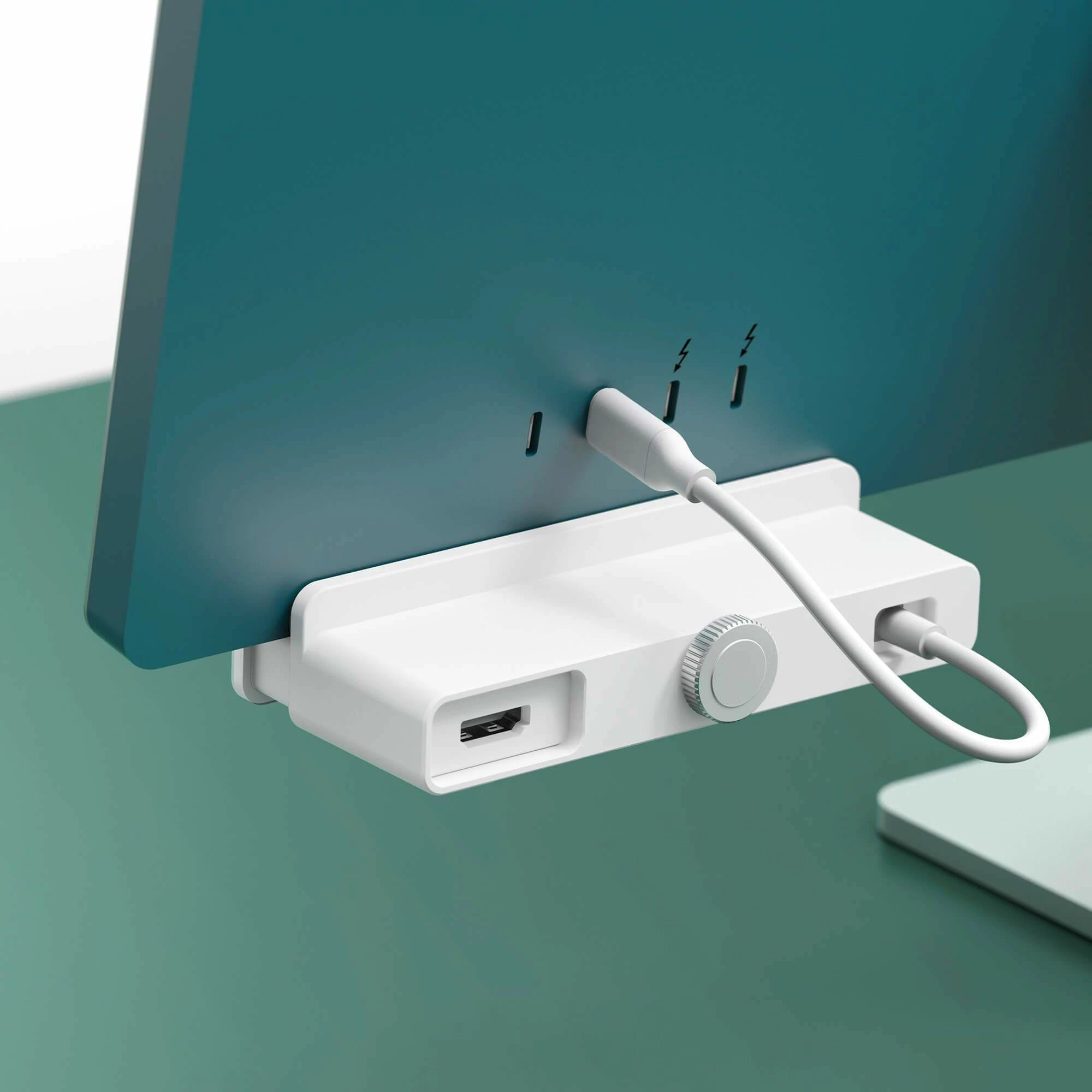 USB-C hub Targus HyperDrive 5in1, 4K Ultra HD, i bardhë
