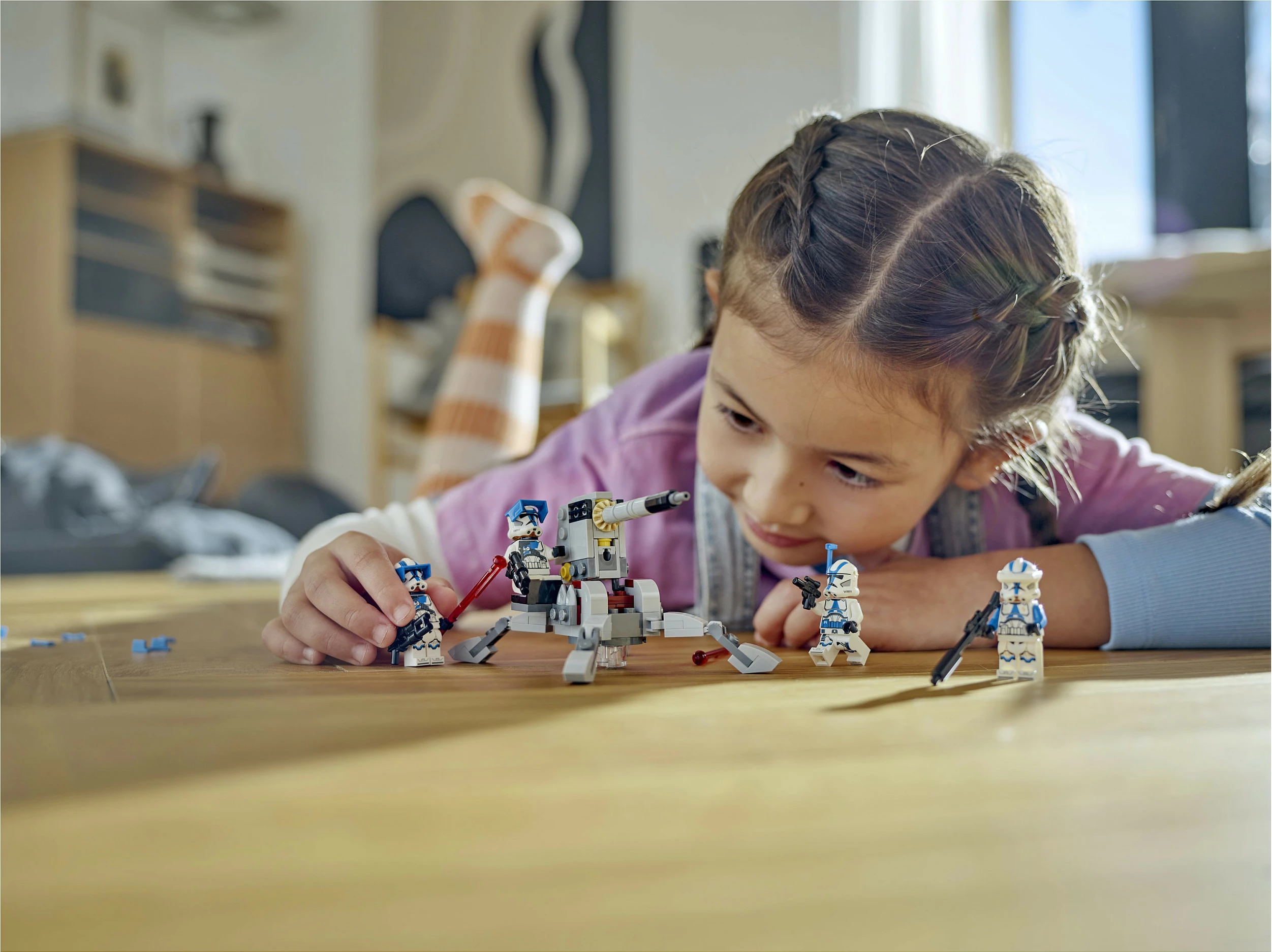 Set ndërtimi LEGO Star Wars 501st Clone Troopers, 119 pjesë, shumëngjyrësh