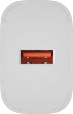 Karikues Natec Ribera 18W, USB-A, i bardhë