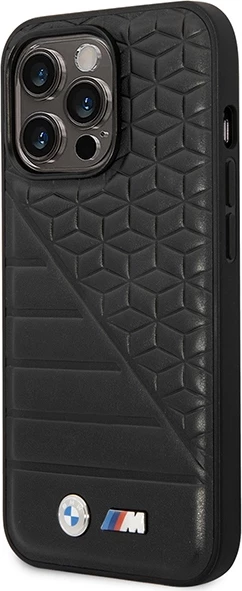 Mbështjellës BMW Bi Pattern për iPhone 14 Pro 6.1", i zi