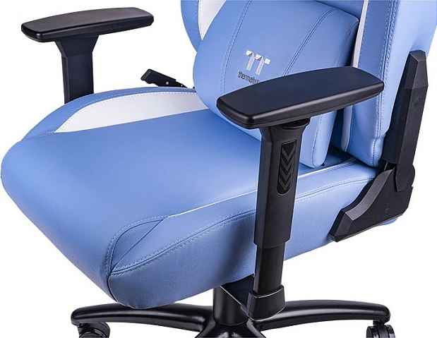 Karrige gaming Thermaltake GGC V Comfort Series, e kaltër dhe e bardhë