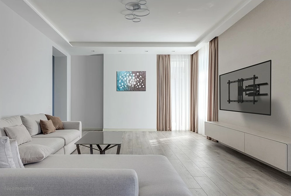 Mbajtëse muri për TV Newstar WL40S-850BL18, full motion, 43-86 inç, çelik, e zezë