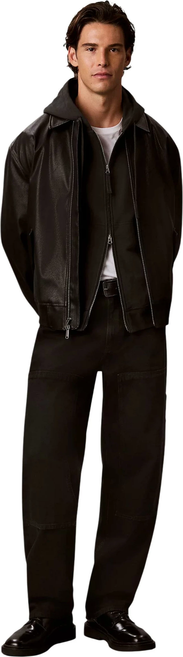 Duks me kapuç për meshkuj Calvin Klein Jeans LV04RJ202G, antracit [Madhësia: XL]
