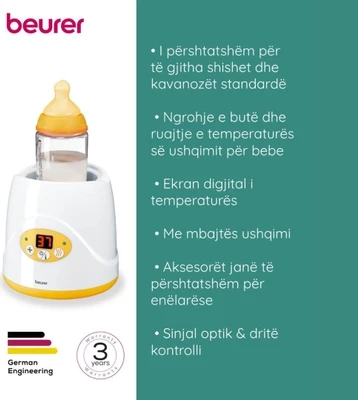 Ngrohës i shisheve BEURER BY 52, i bardhë/verdhë