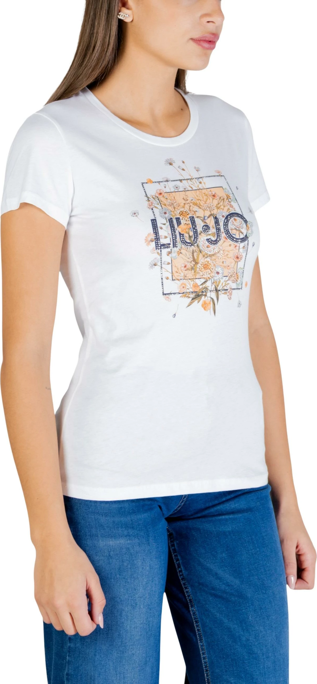 Maicë për femra Liu Jo ECS MODA WA6493 JS923, latte [Madhësia: XS]