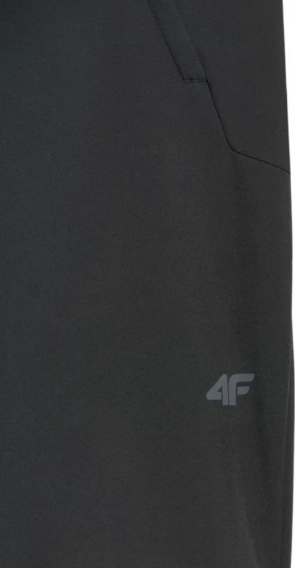 Pantallona trekking për meshkuj 4f, të zeza