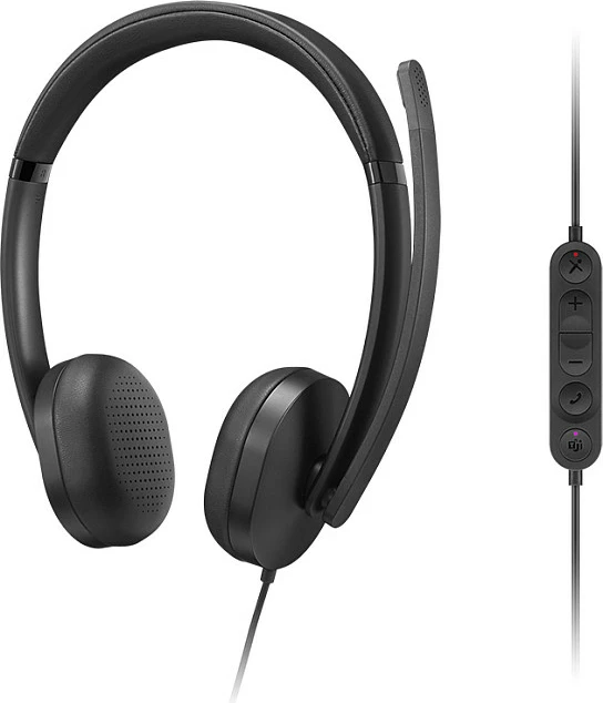 Kufje me mikrofon Lenovo 5000 Teams, USB-C, me kabllo 1.9 m, të zeza