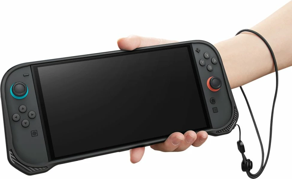 Mbështjellës Spigen Rugged Armor për Nintendo Switch 2, i zi mat