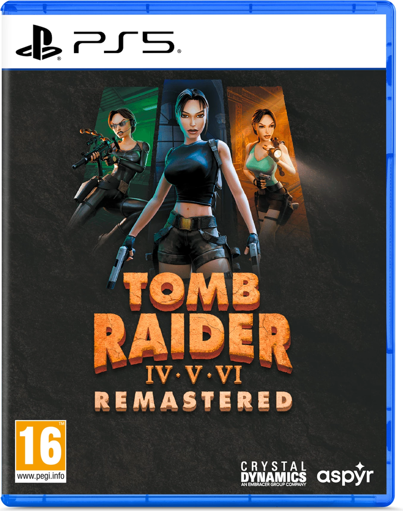 Lojë për PlayStation 5 Aspyr Tomb Raider IV–VI Remastered Starring Lara Croft, edicion fizik (3 lojëra në 1 disk)