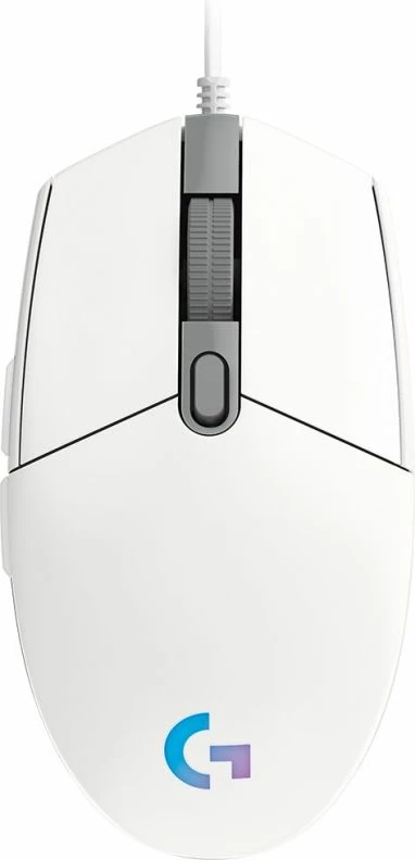 maus gaming Logitech G G102, i bardhë 8