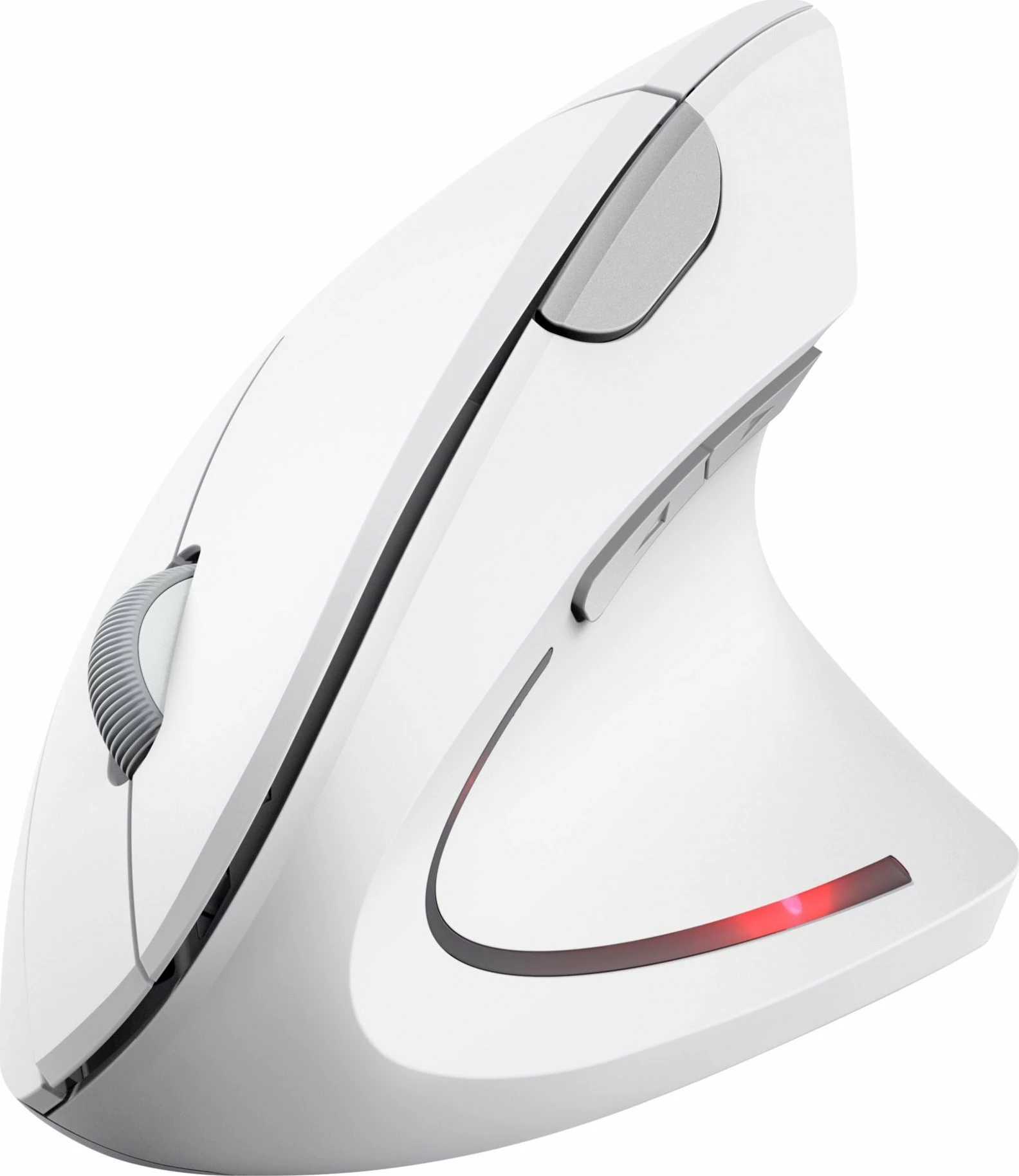 Maus wireless ergonomik Trust Verto 25132 1600 DPI vertikal për dorën e djathtë, i bardhë