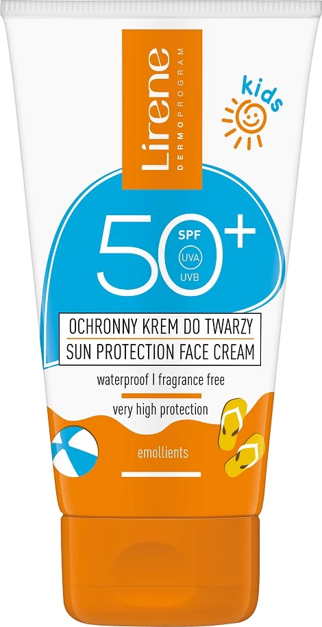 Krem fytyre për fëmijë Lirene Sun Kids Protective Face Cream SPF50+, 50ml