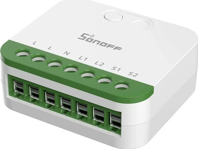 Switch Sonoff MINI-2GS, smart, Matter, i bardhë