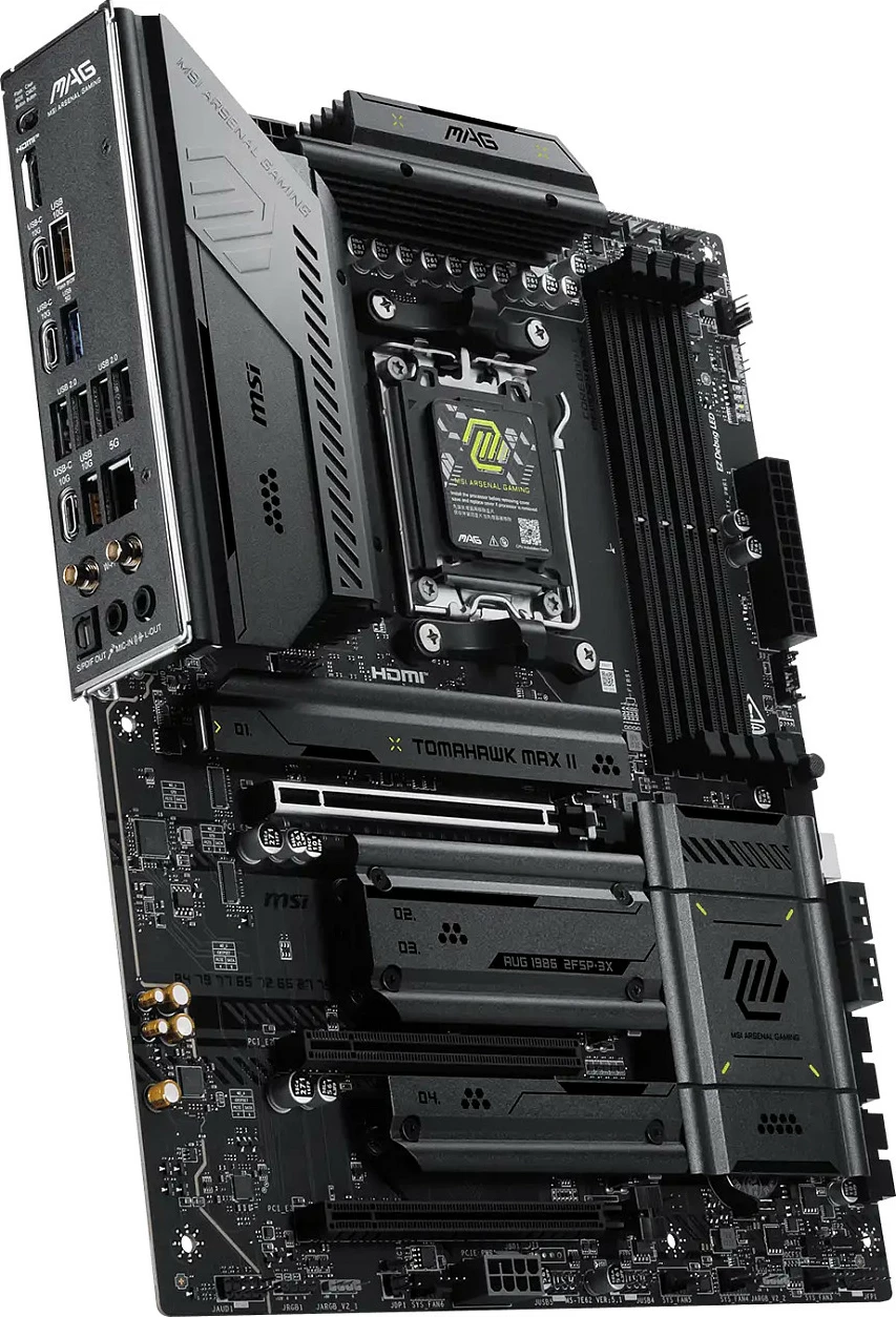 Pllakë amë MSI MAG B850 TOMAHAWK MAX WIFI II, Socket AM5, DDR5 deri 256GB, Wi‑Fi 7, 5G LAN