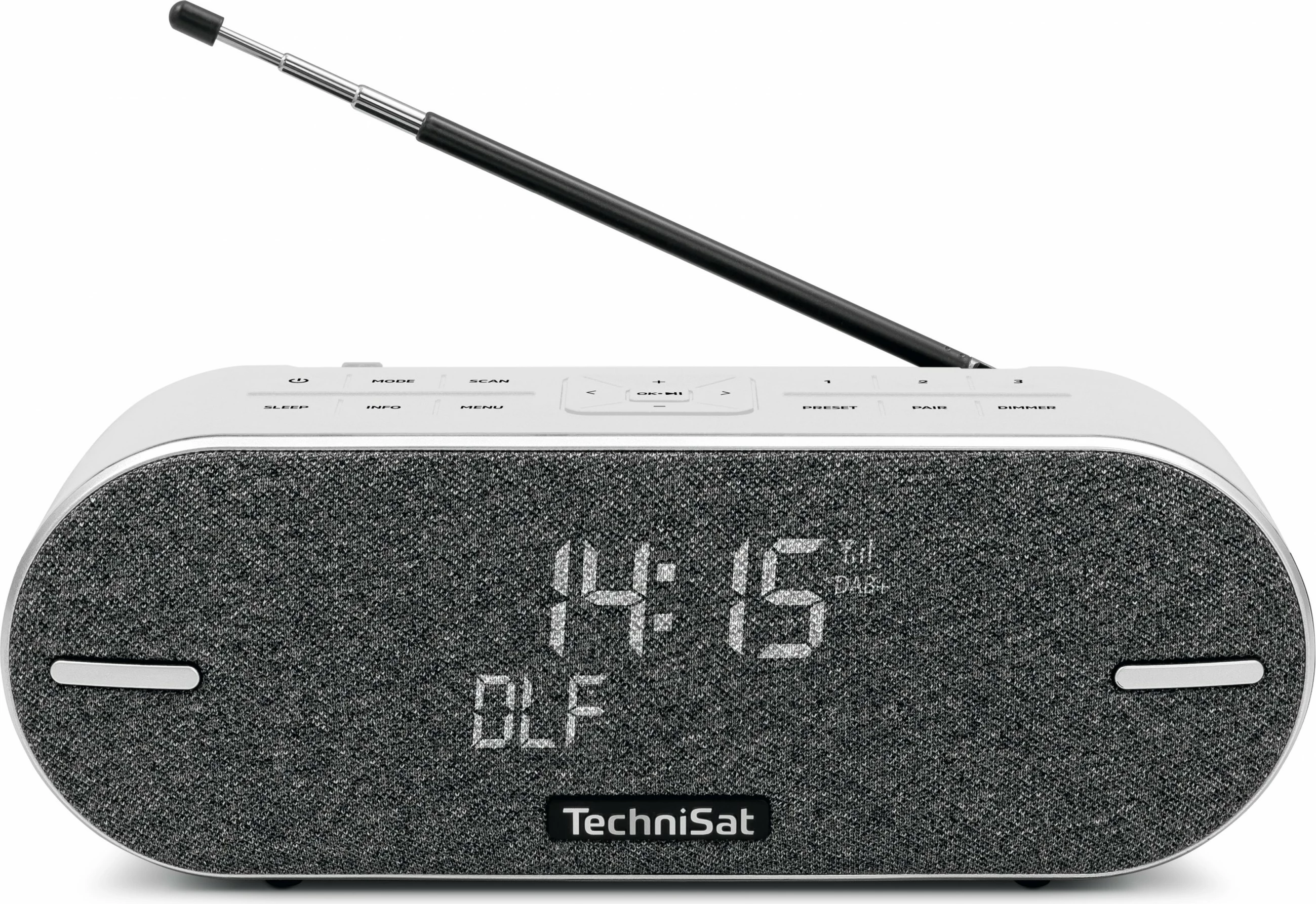 Radio digjitale TechniSat DigitRadio BT 2, Bluetooth, DAB+, FM, gri e hapur