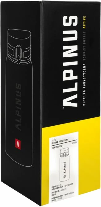 Shishe uji Alpinus Trysil 650 ml për aktivitete sportive, ngjyrë blu e errët