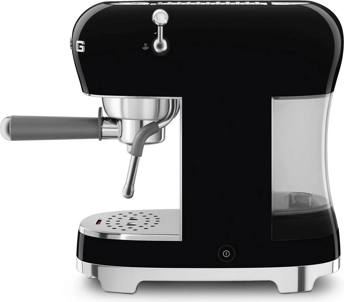 Ekspres SMEG ECF02BLEU, manual, 2 filxhanë, 1350W, e zezë