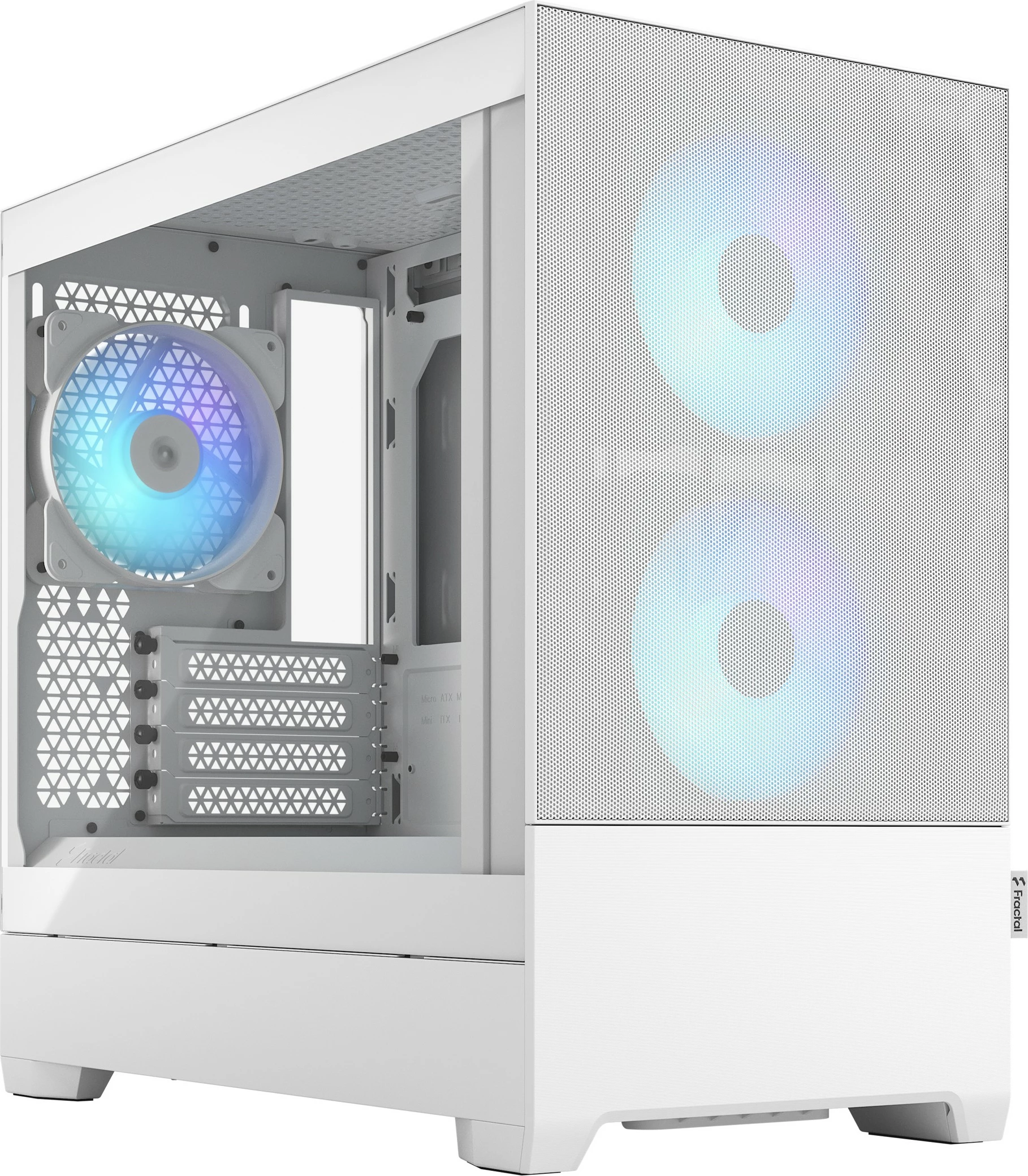 Kasë Fractal Design Pop Mini Air, Mini Tower, micro ATX, Mini-ITX, Bardhë