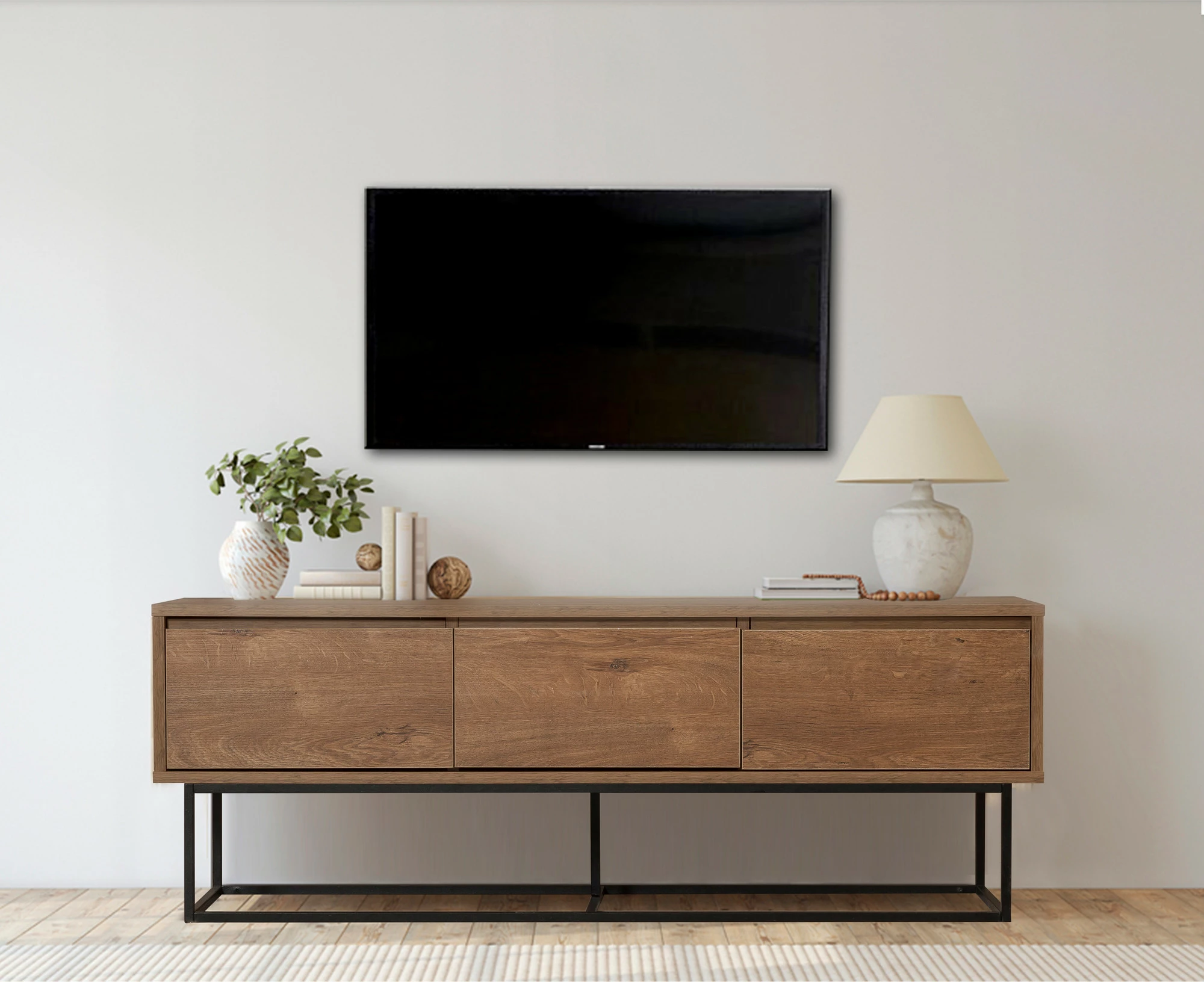 Komodë TV Skye Decor, ngjyrë arre, Milo 140