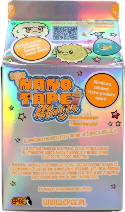 set kreativ DIY, Epee, Nano Tape Magic Pocket Pets EP60508/05108, 3 projekte, multicolor, starter pack