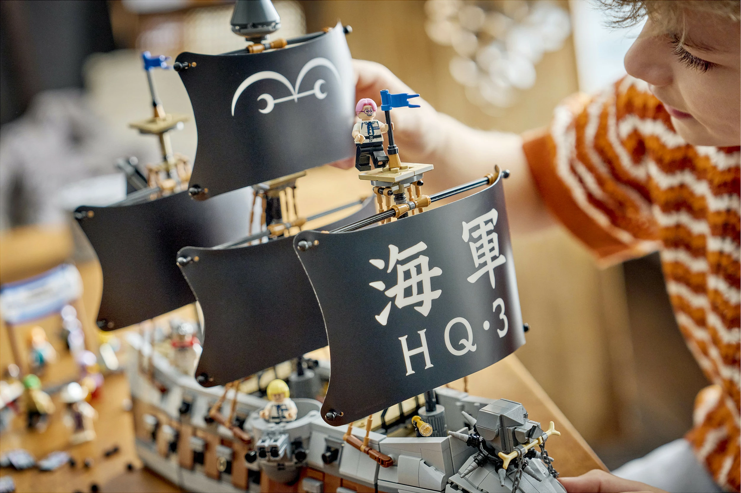 Set LEGO One Piece 75646 Garp’s Marine Battleship, 1705 pjesë, 9+