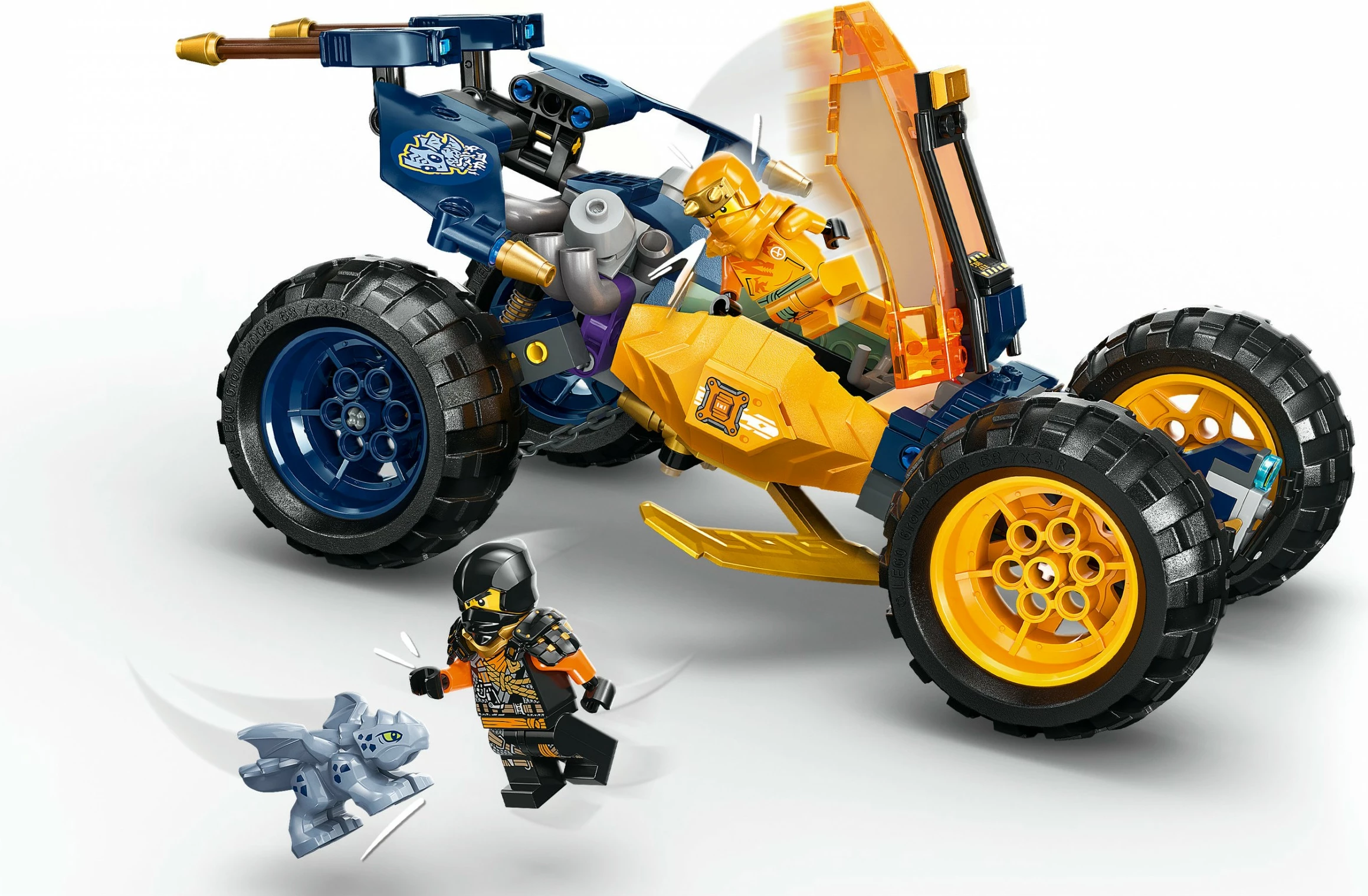 Set ndërtimi LEGO Ninjago 71811 Arins Ninja-Gelndebuggy, 267 pjesë, multikolor