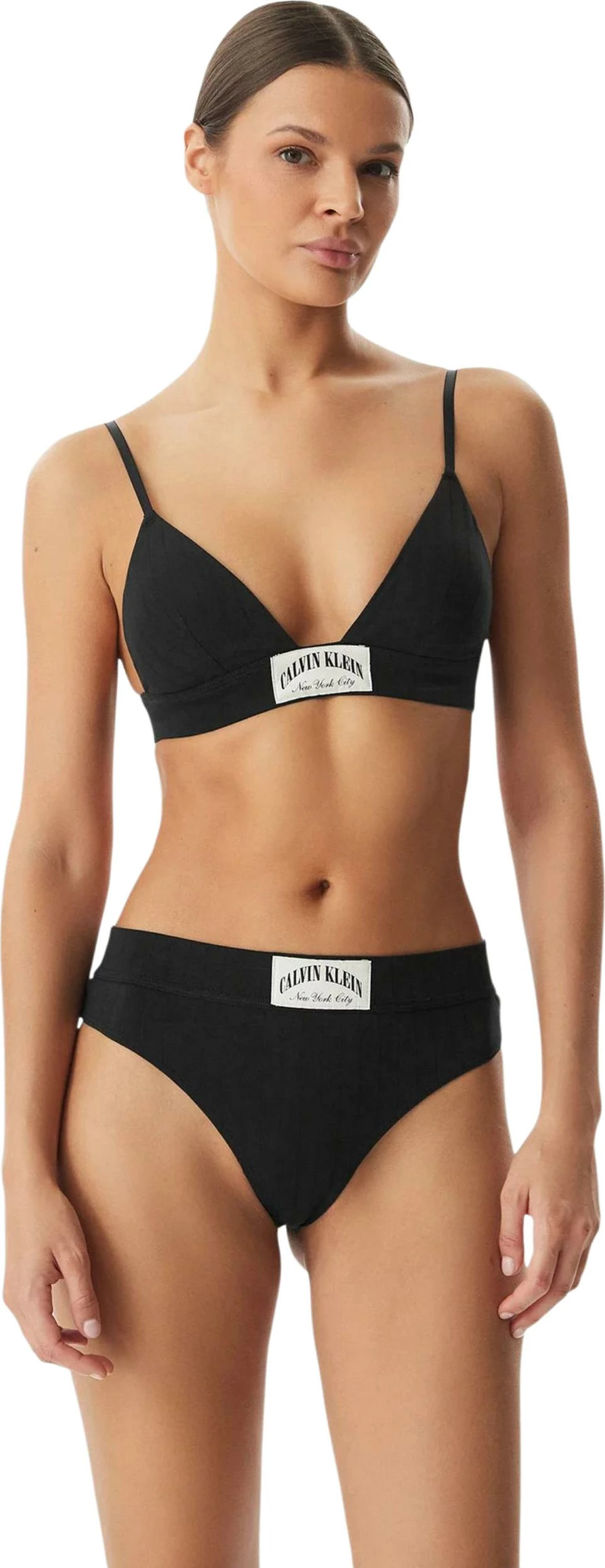 Sutjenë për femra Calvin Klein Underwear LV00QF8886, e zezë [Madhësia: XS]