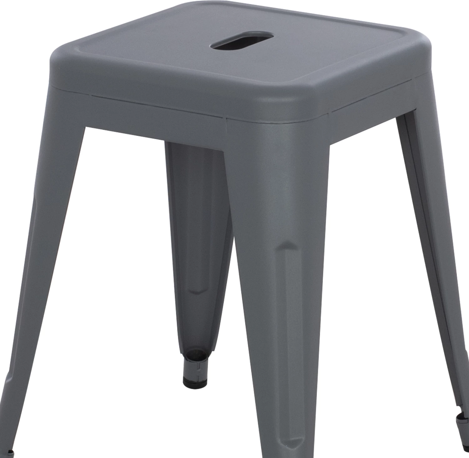 Karrige për bar MELITA FH0096.50 metalike ngjyrë gri mat 39x39x46Hcm.