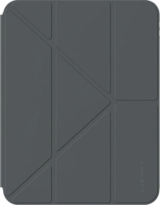 Mbështjellës tablet AmazingThing Minimal Case për iPad Air 11" M3 (2025), kapak folio me qëndrim, mbajtës Apple Pencil, panel i pasmë transparent, i zi