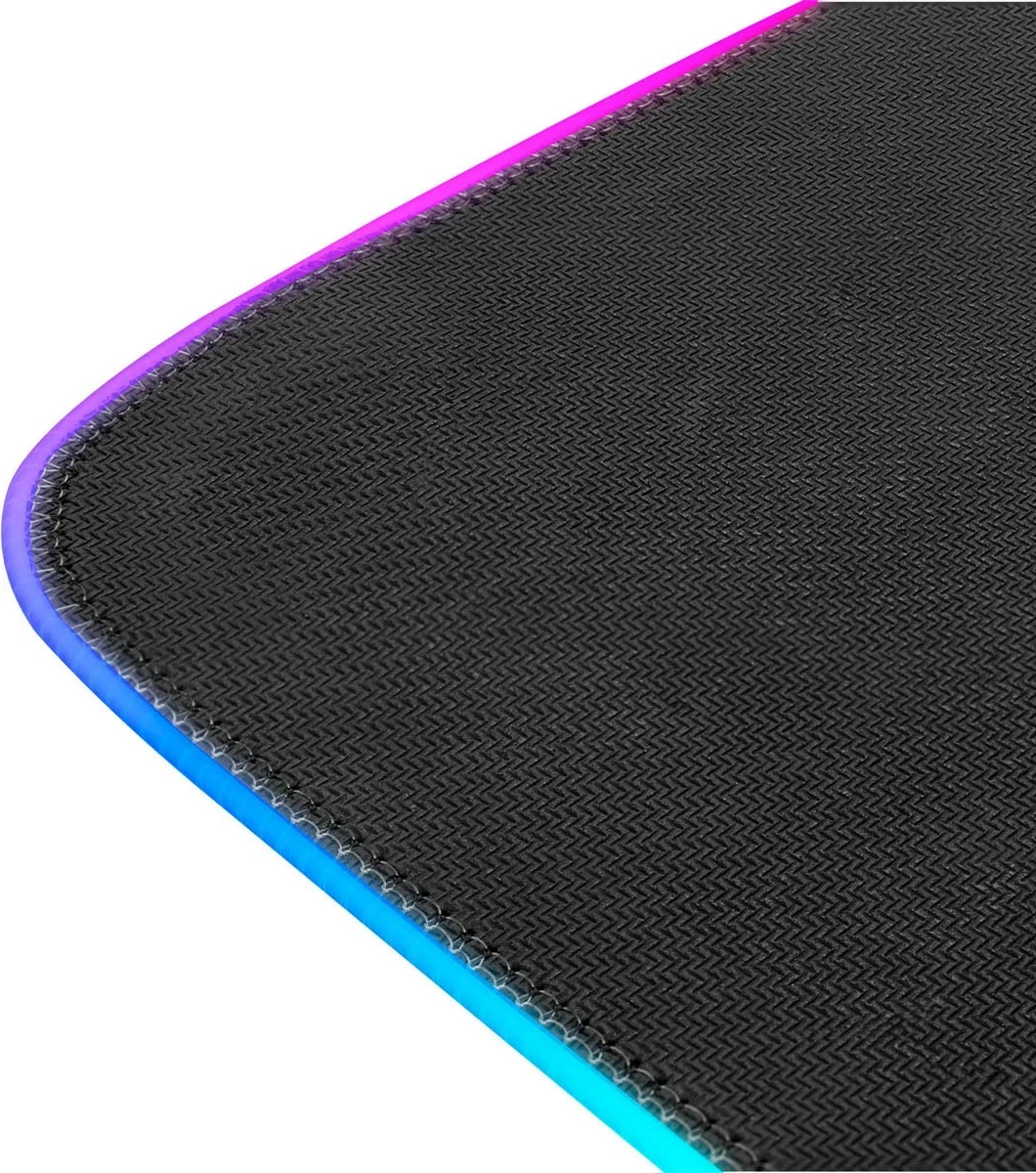 Mauspad Rampage MP-21 25x33cm RGB e zezë