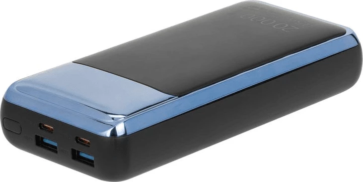 Powerbank RIVACASE VA1075 20000 mAh 45W me LCD, i zi