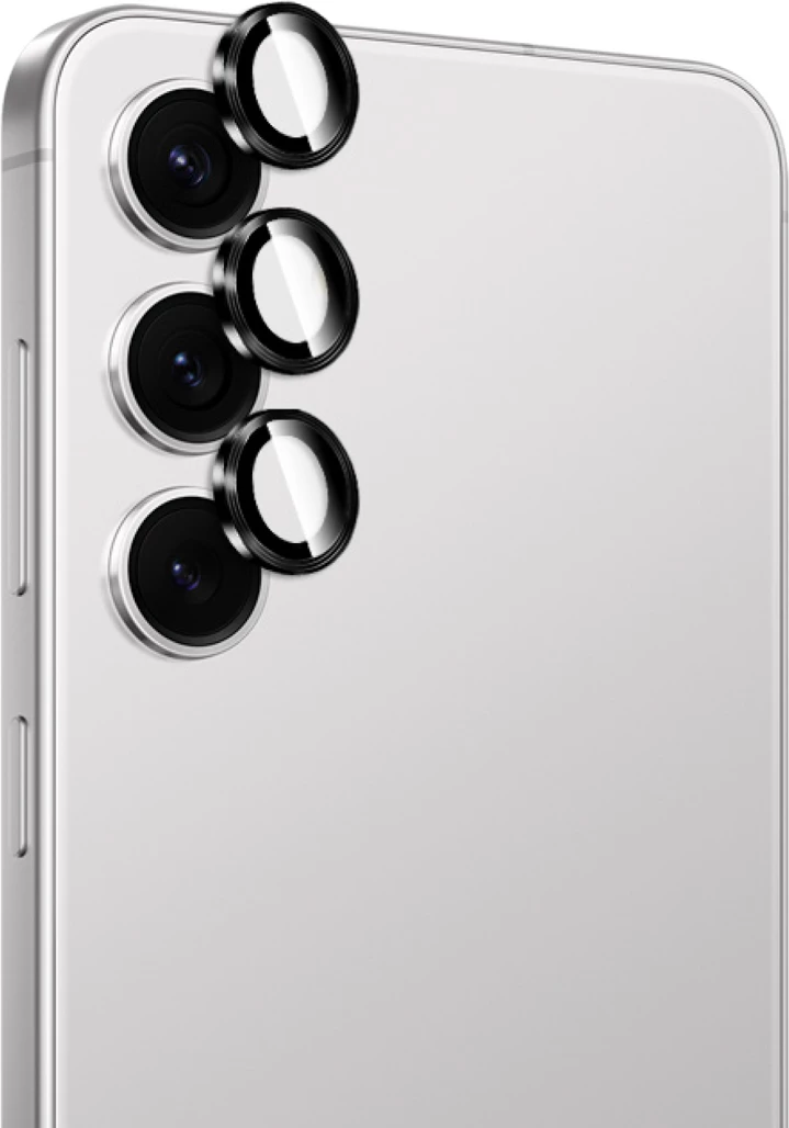 Mbrojtës xhami i temperuar për kamerë Puro Camera Lens Protector për Samsung Galaxy S26/S26 Plus, kornizë e zezë