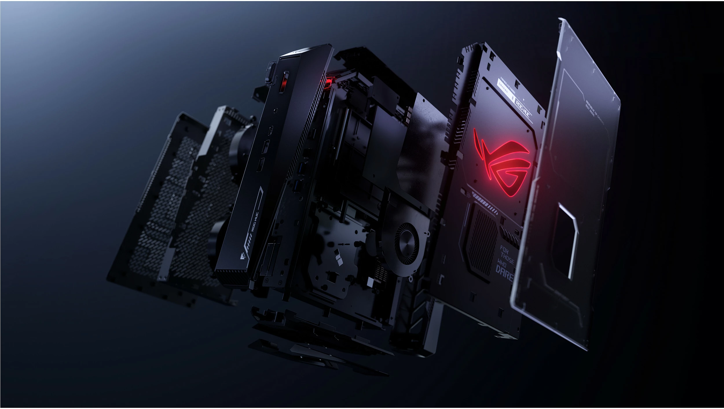 Mini PC ASUS ROG NUC RNUC15JNK7X569A2, Core Ultra 7 255HX, 16GB RAM, 1TB NVMe SSD, GeForce RTX 5060, Windows 11 Home, i zi