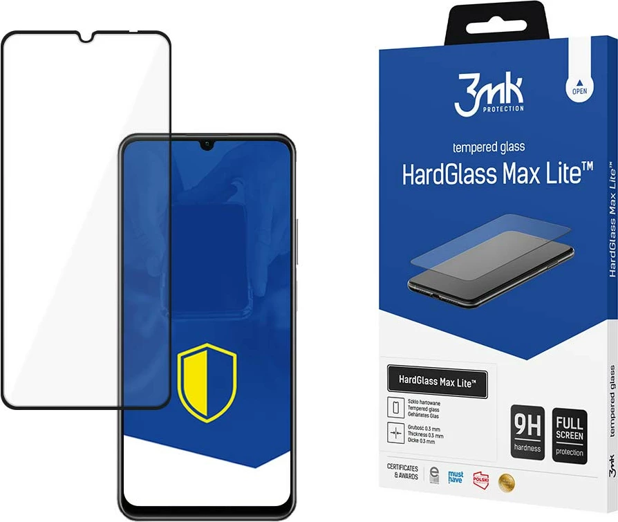 Xham mbrojtës 3mk HardGlass Max Lite për Realme C51, Transparent