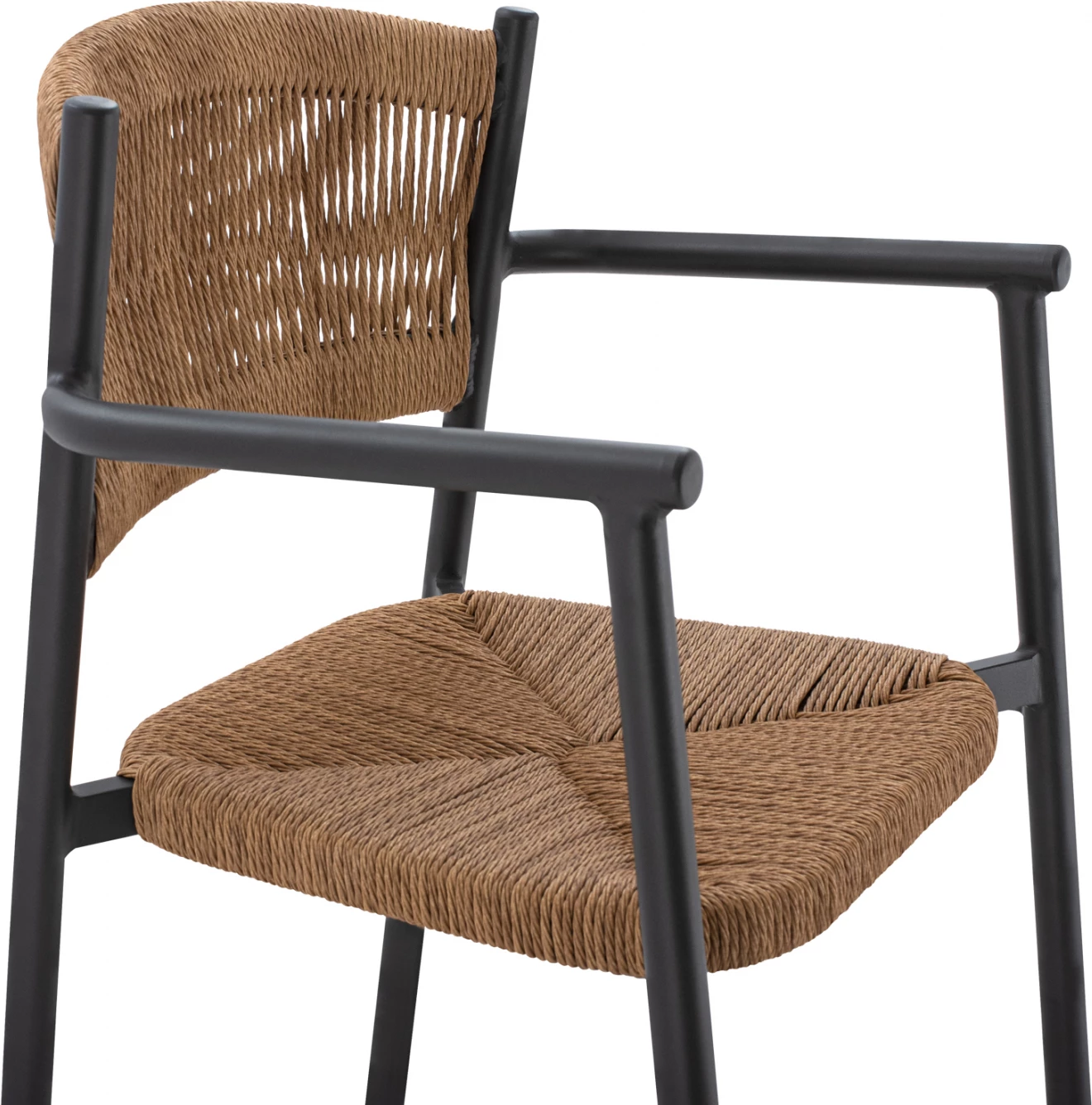 Karrige për bar, alumin, litar bezhë, FH5785.02, 55.5x58x107 cm