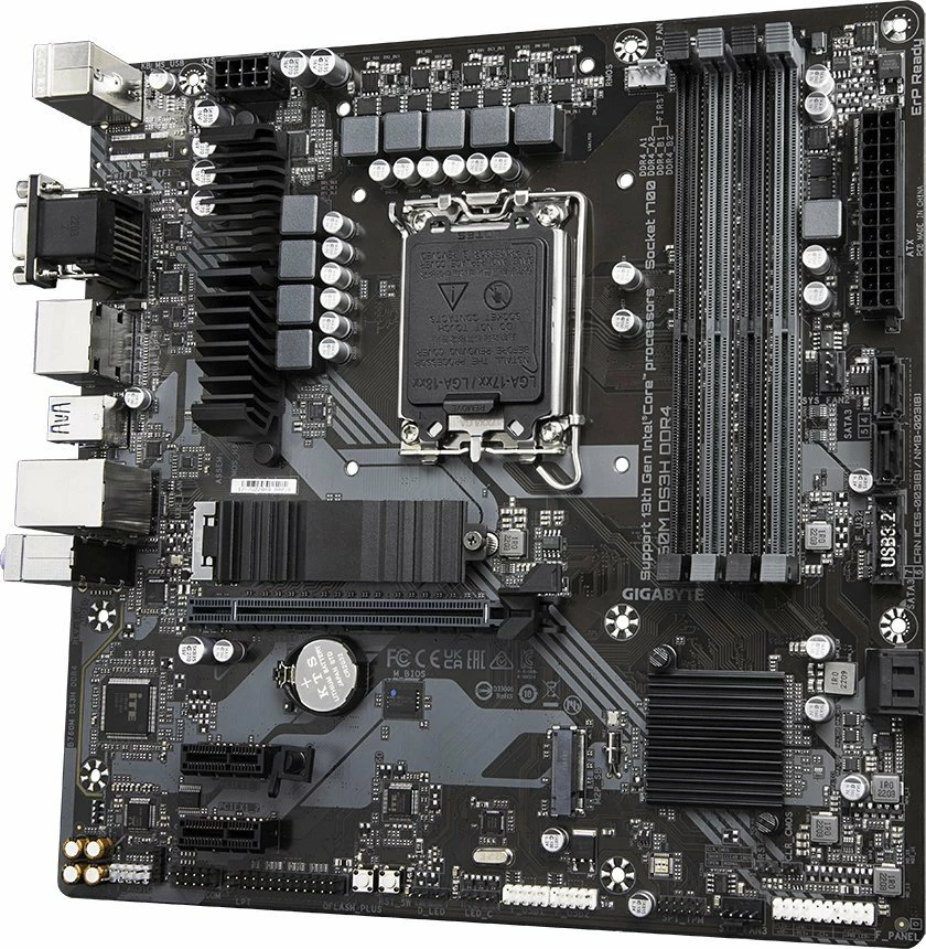 Pllakë amë Gigabyte B760M DS3H DDR4, LGA1700, Micro-ATX, 4xDDR4 deri 128GB